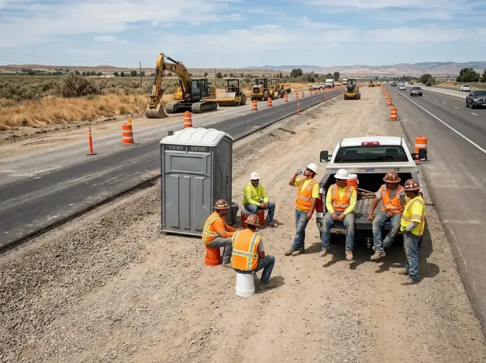 highway-road-construction-crew-007 — frequently asked questions, Porta Potty and Restroom Rentals in Centerville, IA